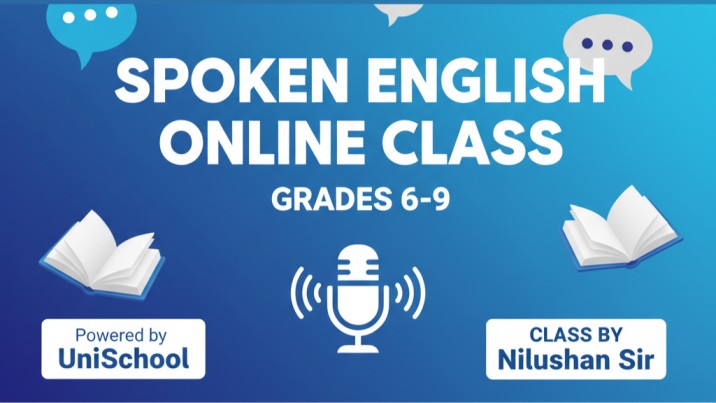 Grade 6 – 9 Spoken English – Online Class