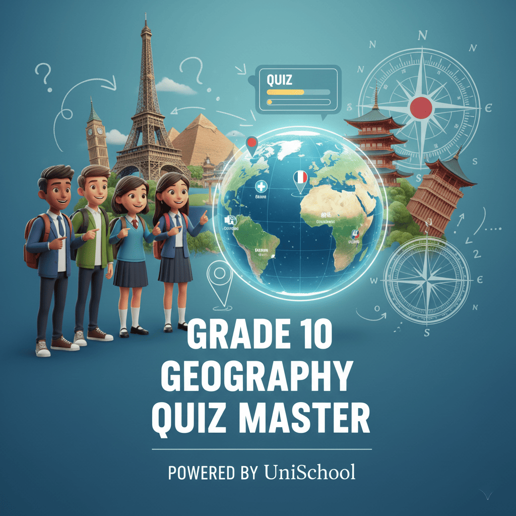 10 ශ්‍රේණිය භූගෝල විද්‍යාව – Quiz Master