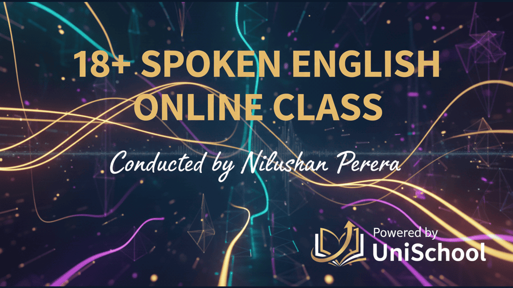 18+ Spoken English – Online Class