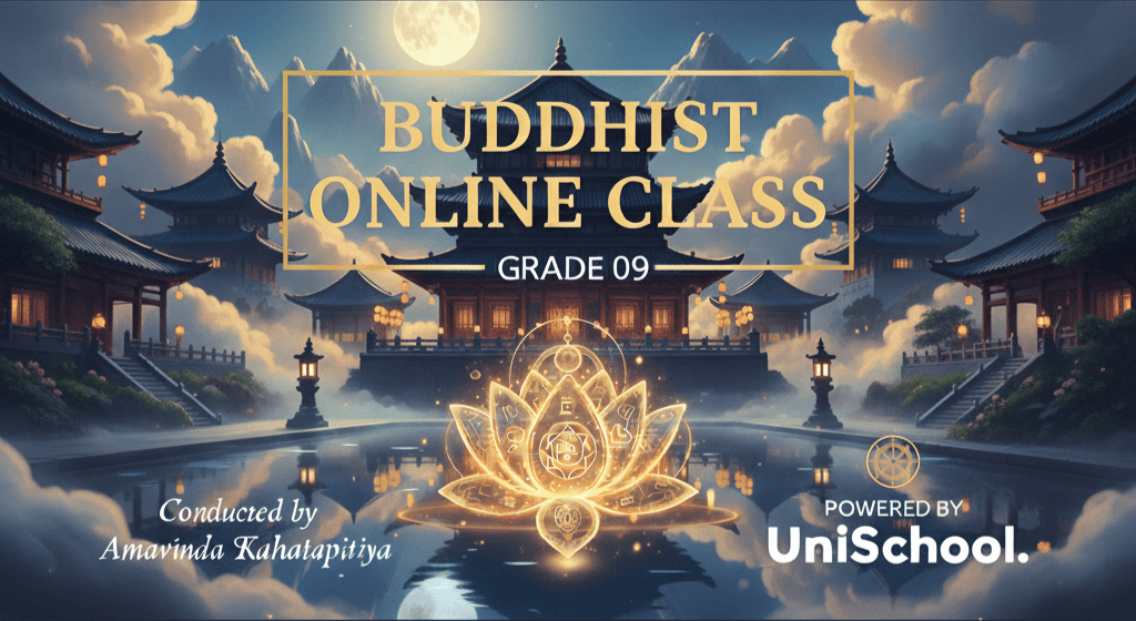 09 ශ්‍රේණිය බුද්ධාගම – Online Class