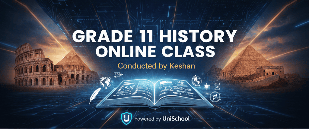 11 ශ්‍රේණිය ඉතිහාසය – Online Class