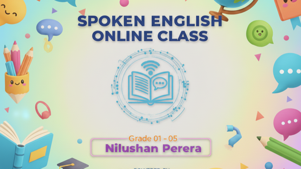 Grade 1 -5 Spoken English – Online Class