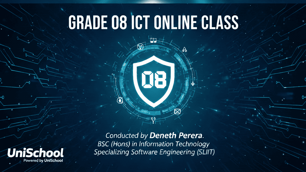 08 ශ්‍රේණිය ICT – Online Class