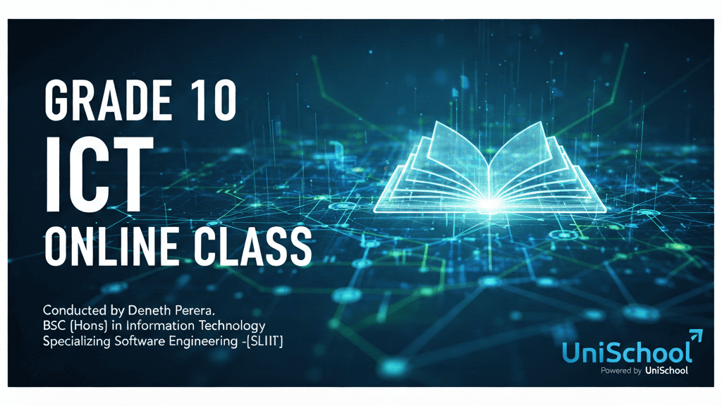 10 ශ්‍රේණිය ICT – Online Class