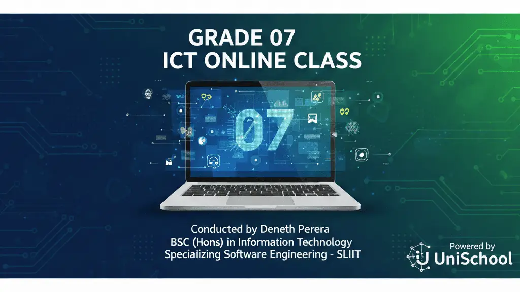 07 ශ්‍රේණිය ICT – Online Class